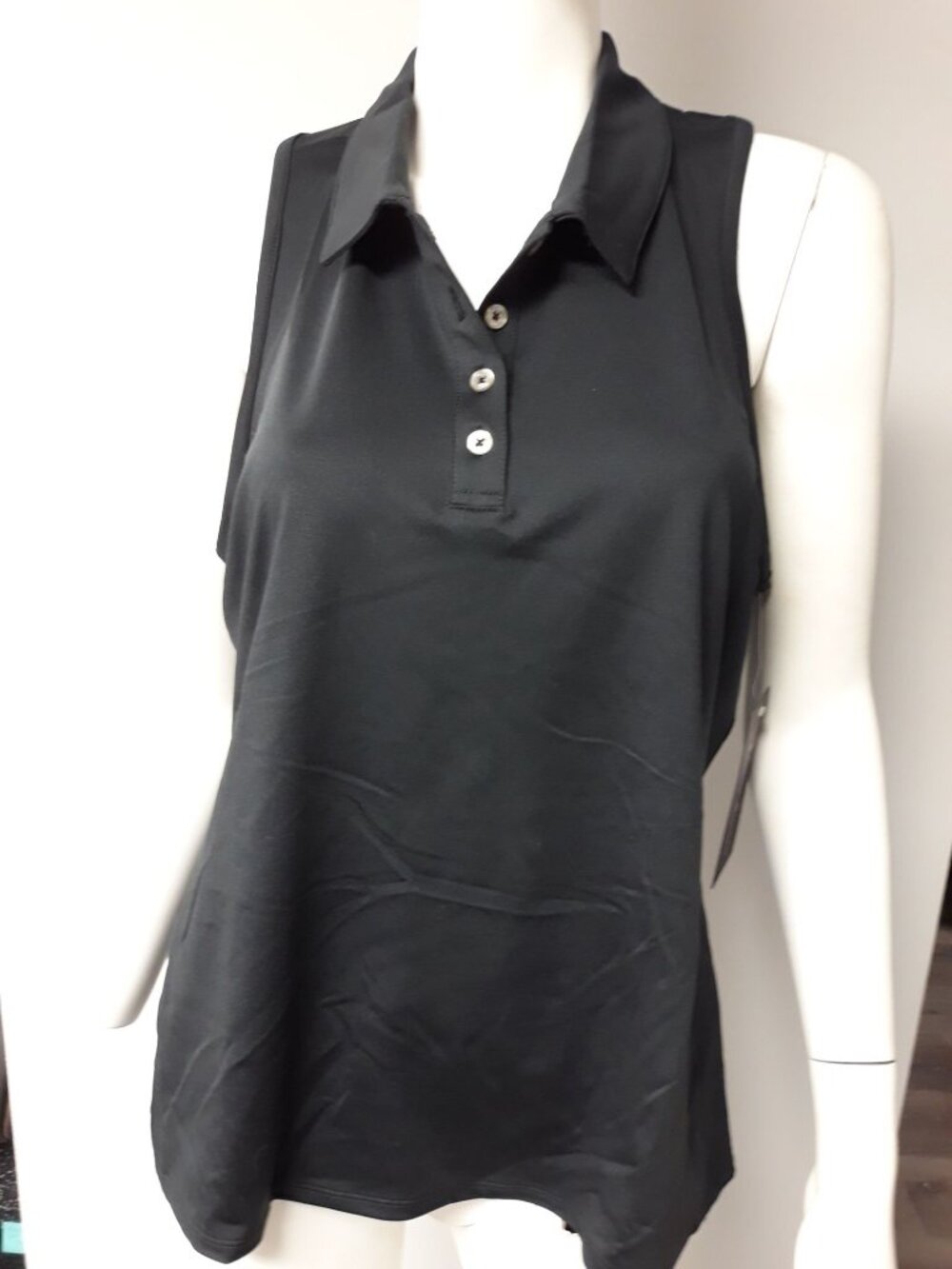 Taylor Jordan Women's Golf Leisure Tank Top Shirt  Black  Size XL NEW WITH TAGS!